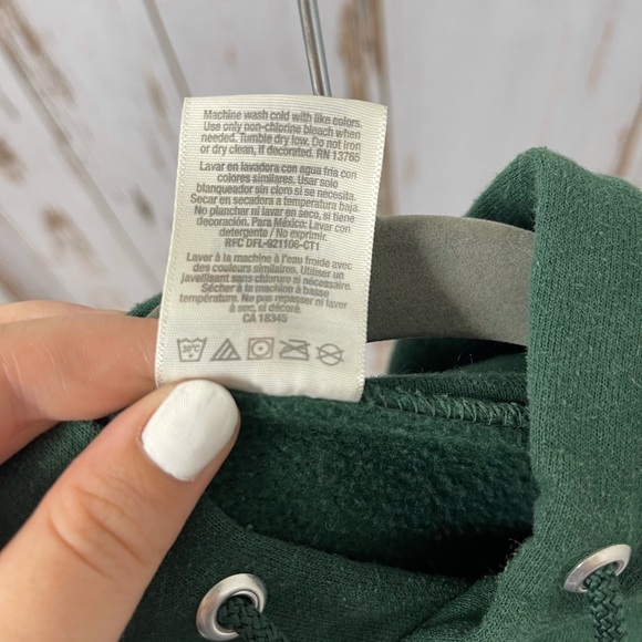 September Girls Jerzees Nublend Green Word Print Hoodie 3XL. Excellent condition - Picture 6 of 6